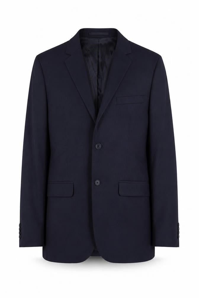 H&M Mens Blue Cotton Jacket Suit Jacket Size 34 Regular