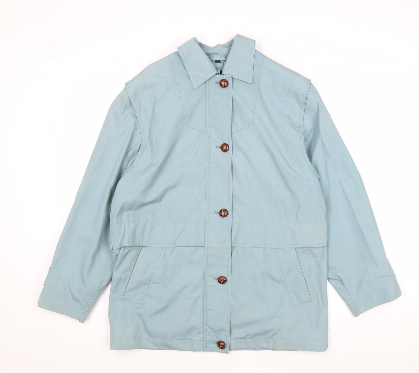 Telemac Womens Blue Jacket Size S Zip