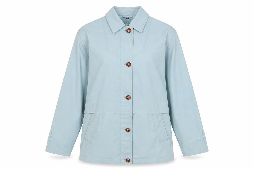 Telemac Womens Blue Jacket Size S Zip