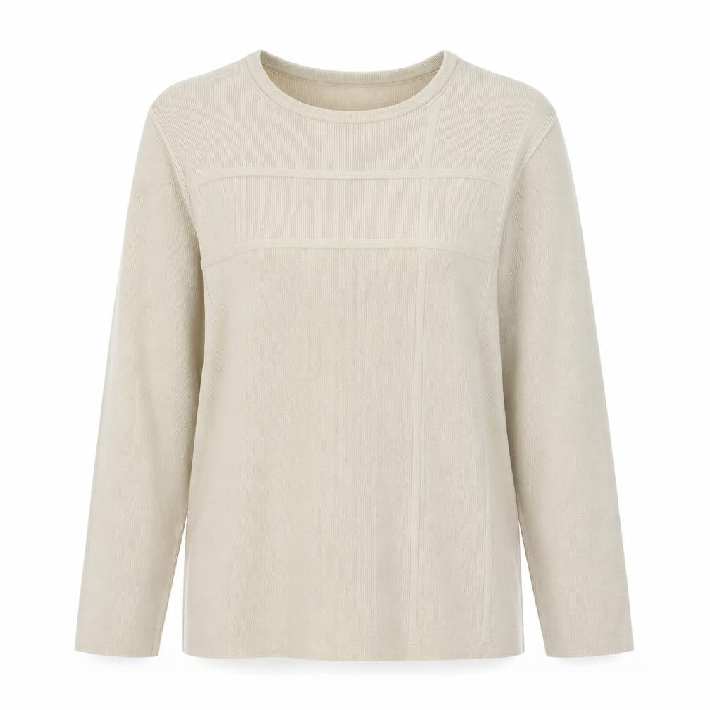 NEXT Womens Beige Round Neck Viscose Pullover Jumper Size S