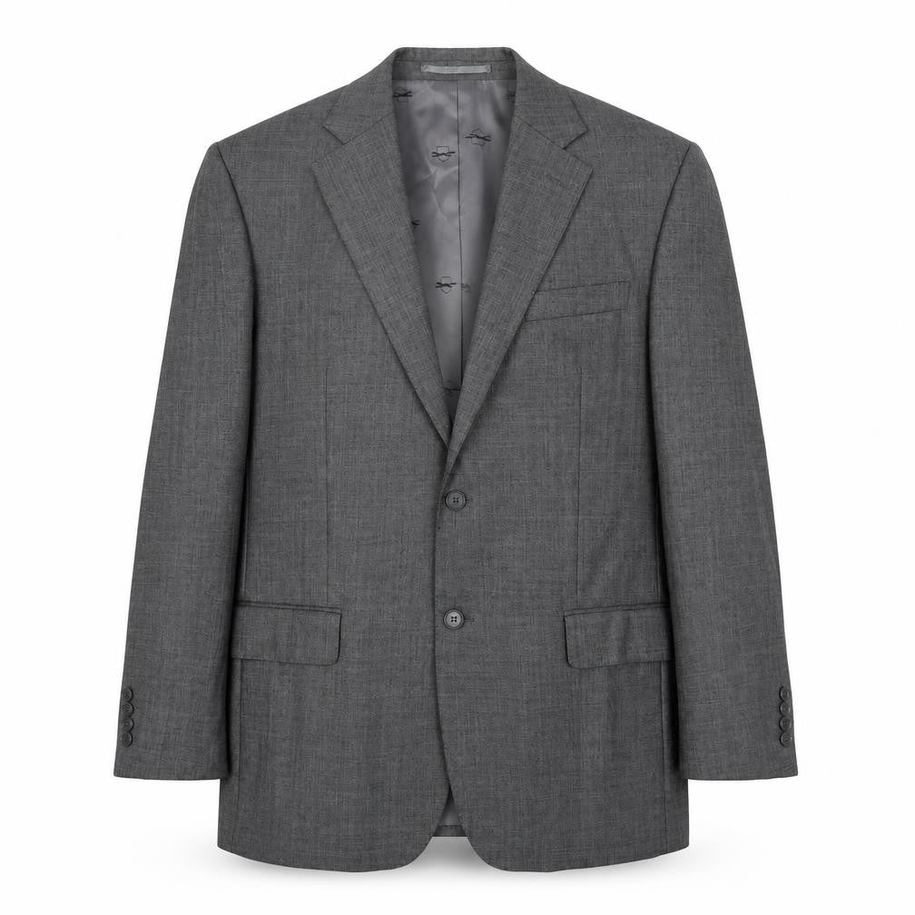 Paul Costelloe Mens Grey Wool Jacket Suit Jacket Size 42 Regular