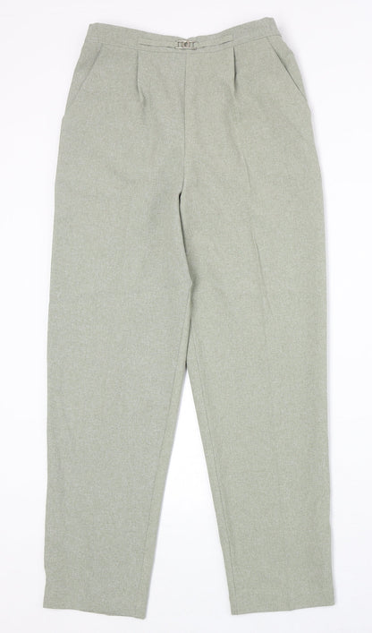 Classics Womens Grey Polyester Trousers Size 10 Regular