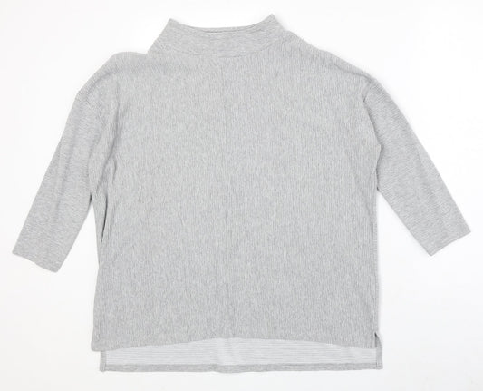 Nutmeg Womens Grey Viscose Pullover Sweatshirt Size 12 Pullover