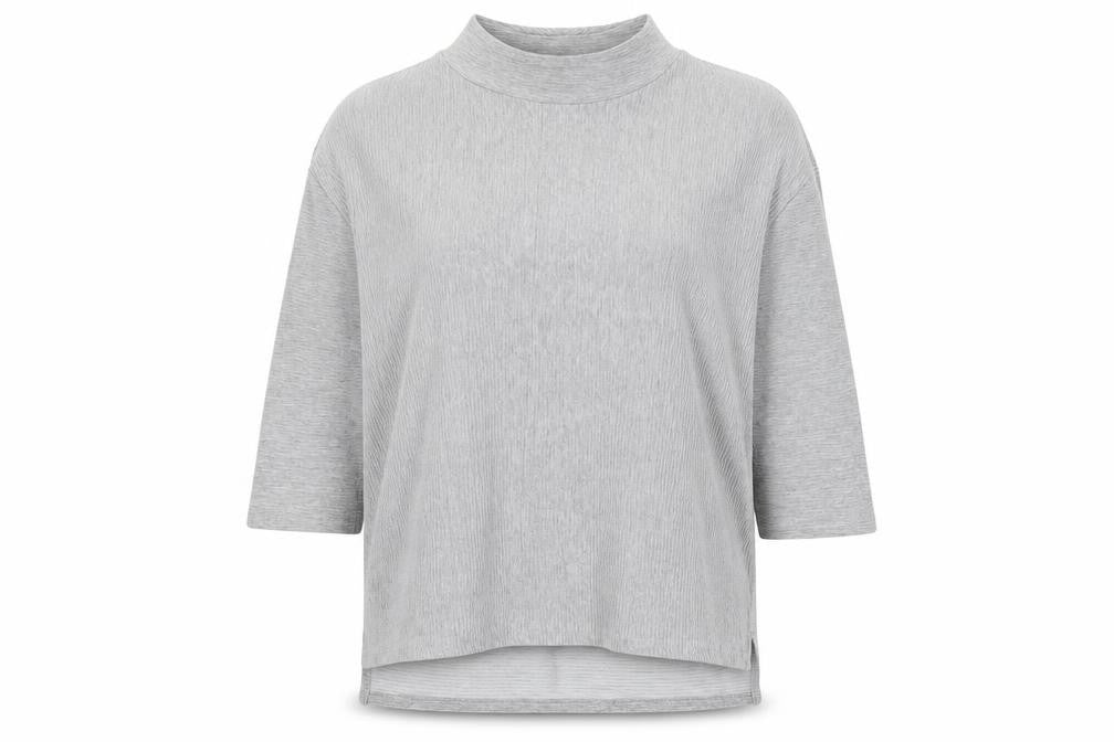 Nutmeg Womens Grey Viscose Pullover Sweatshirt Size 12 Pullover