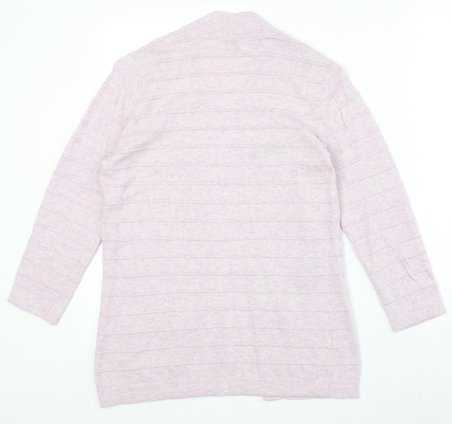 CC Womens Pink V-Neck Cotton Cardigan Jumper Size S