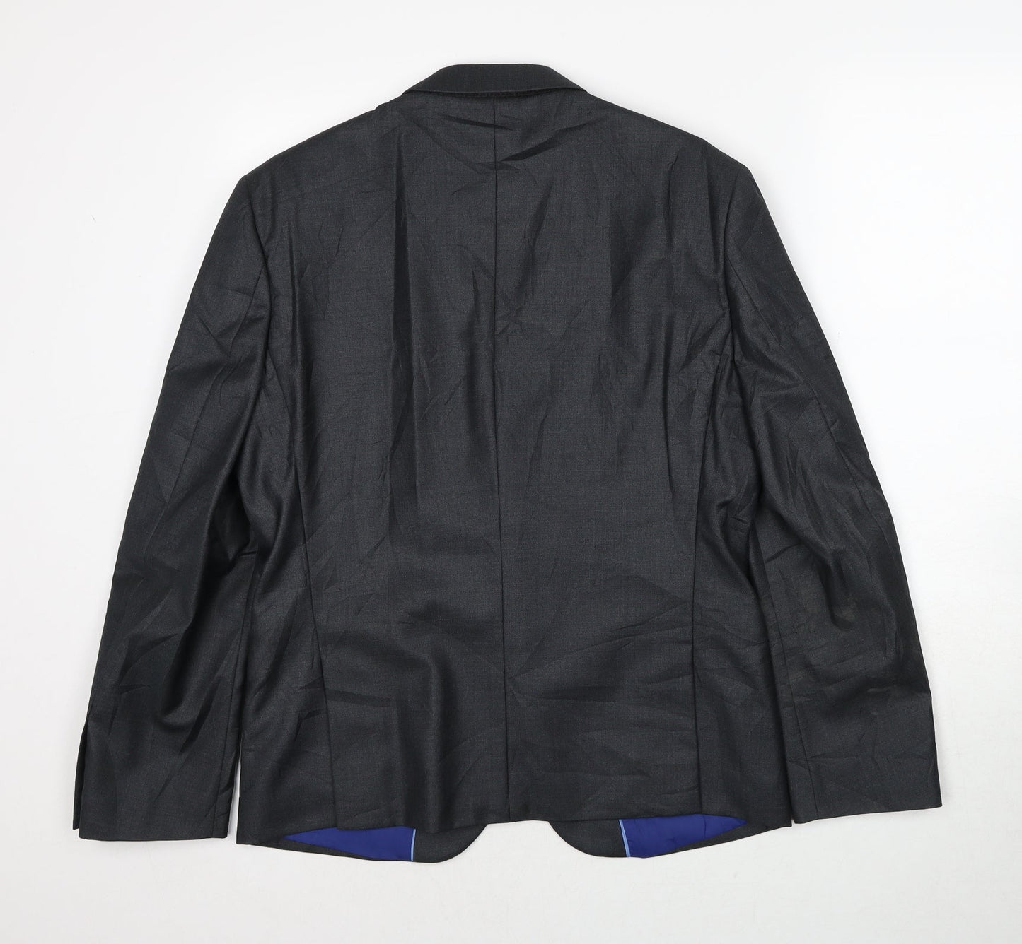 Marks and Spencer Mens Grey Polyester Jacket Suit Jacket Size 40 Regular