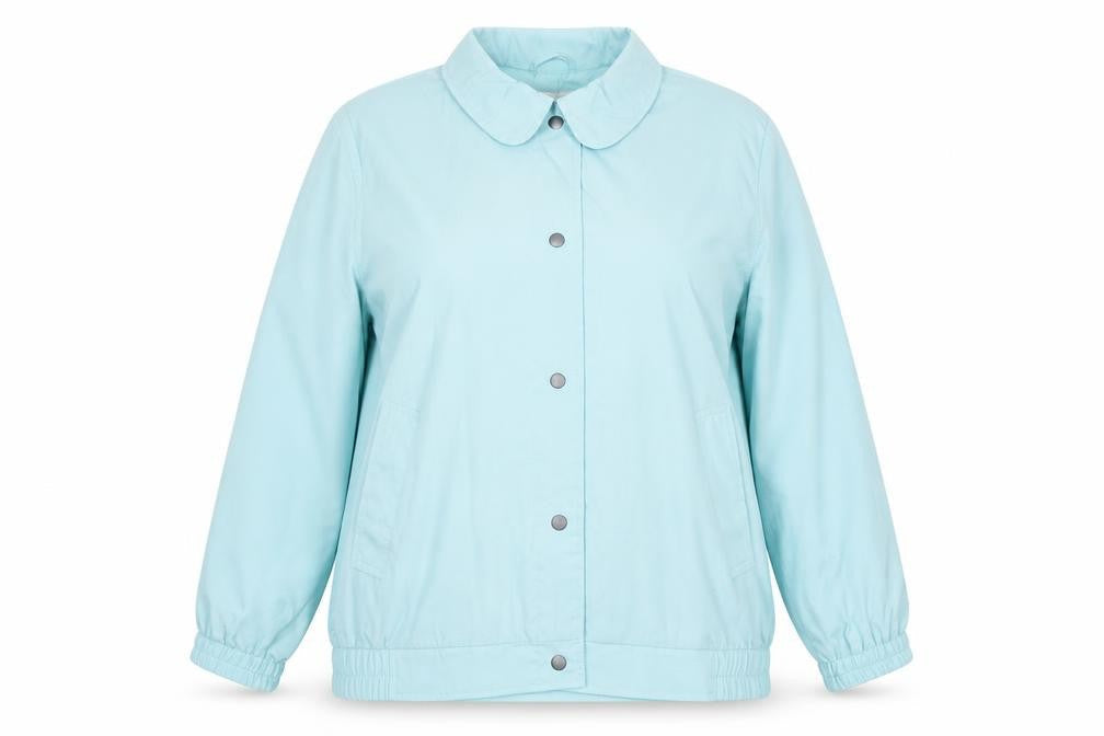 Damart Womens Blue Jacket Size 18 Zip