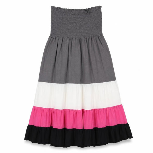 Derek Heart Womens Multicoloured Colourblock Polyester Tank Dress Size S Square Neck Pullover