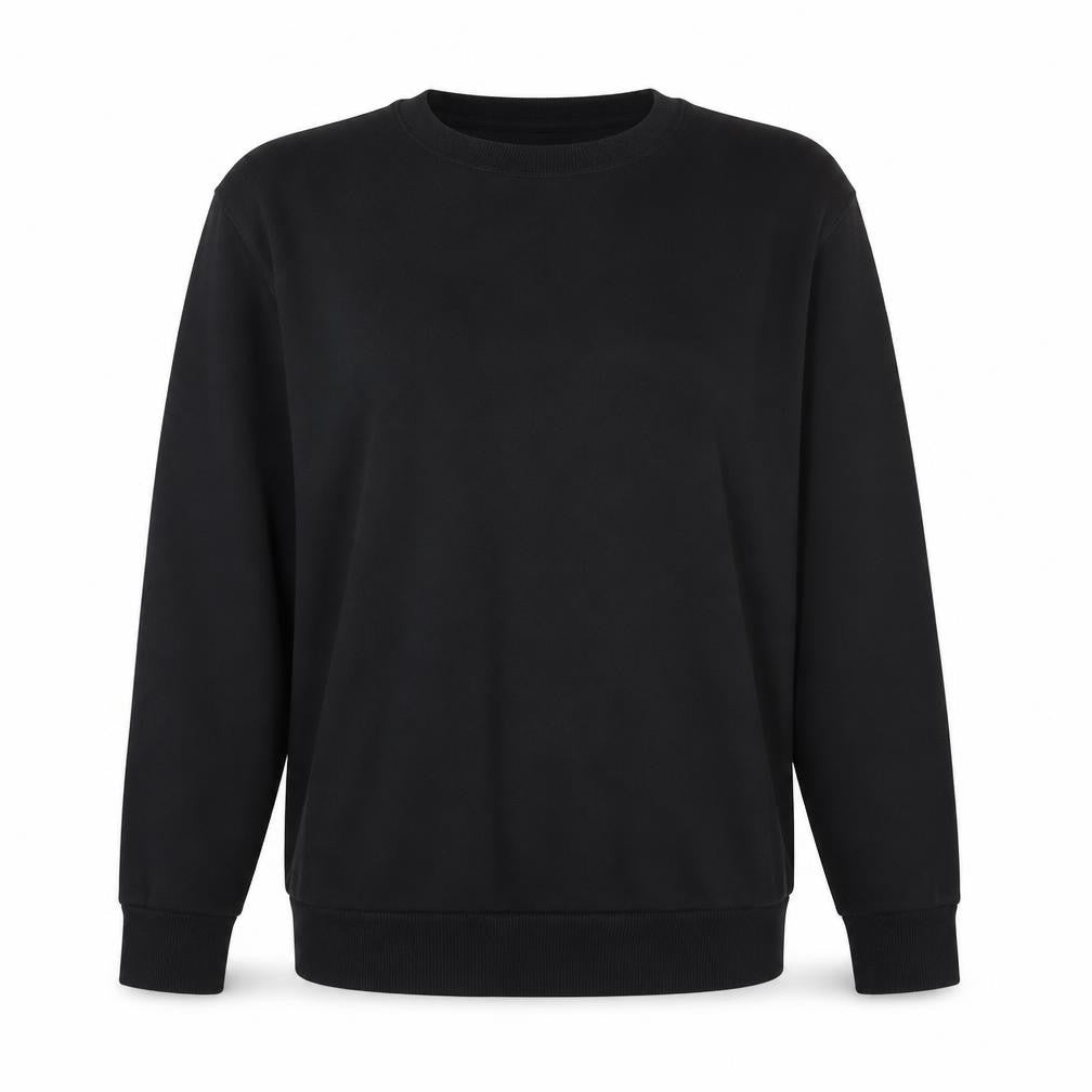 ASOS Womens Black Cotton Pullover Sweatshirt Size 6 Pullover