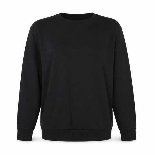 ASOS Womens Black Cotton Pullover Sweatshirt Size 6 Pullover