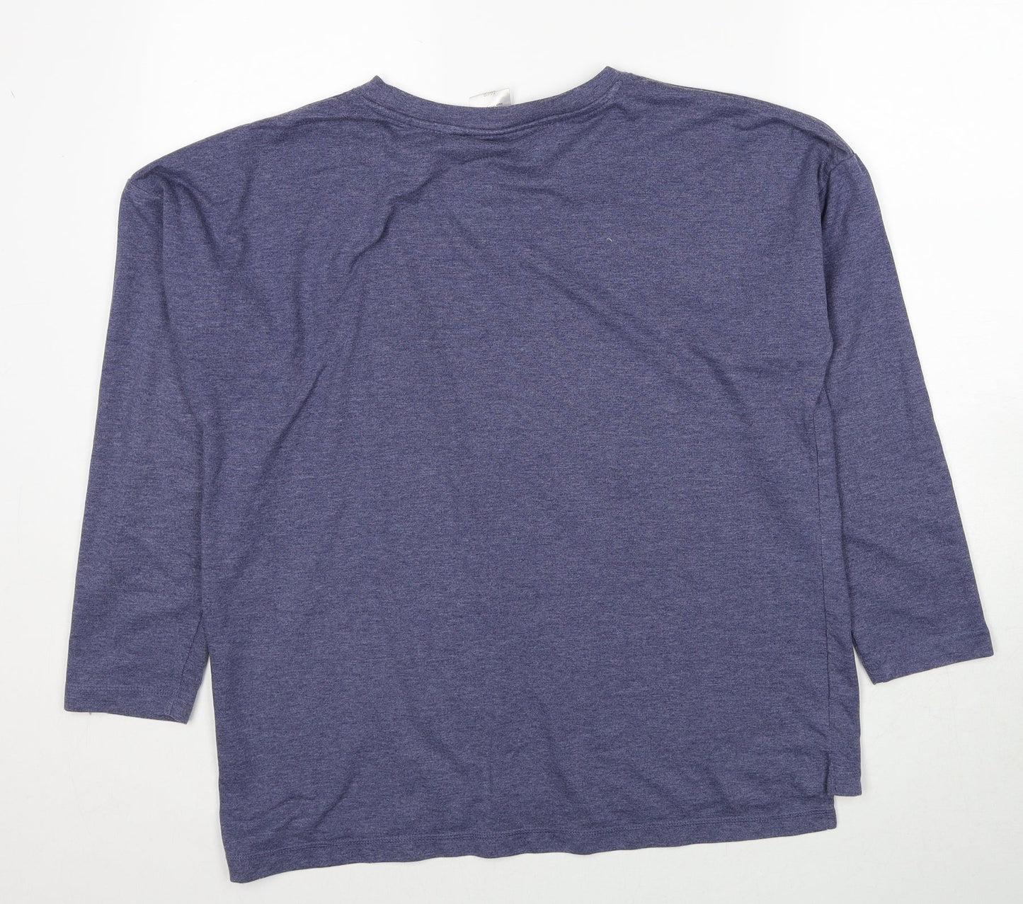 Being Casual Womens Blue Round Neck Polyester Pullover Jumper Size 12 - Size 12-14