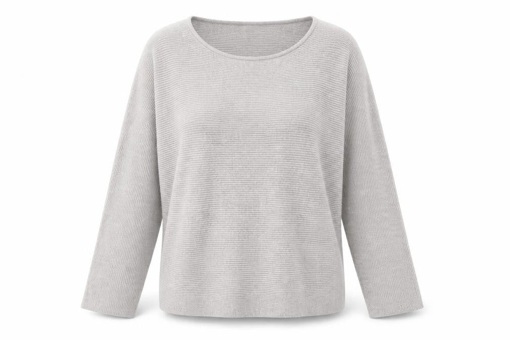H&M Womens Purple Round Neck Viscose Pullover Jumper Size M