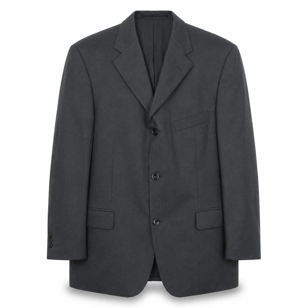 Scott & Taylor Mens Grey Polyester Jacket Suit Jacket Size 44 Regular