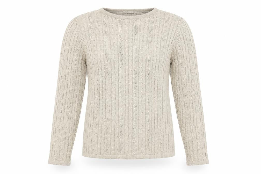 Nightingales Womens Black Round Neck Acrylic Pullover Jumper Size S