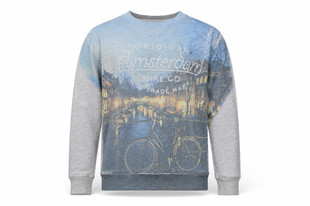 River Island Mens Multicoloured Cotton Pullover Sweatshirt Size XS