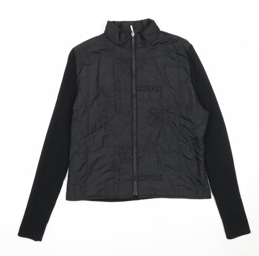 Klass Womens Black Jacket Size M Zip