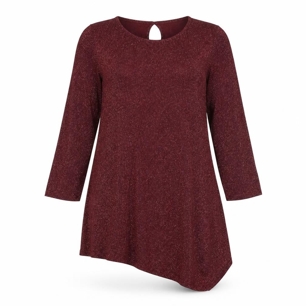 NEXT Womens Red Round Neck Viscose Pullover Jumper Size 8