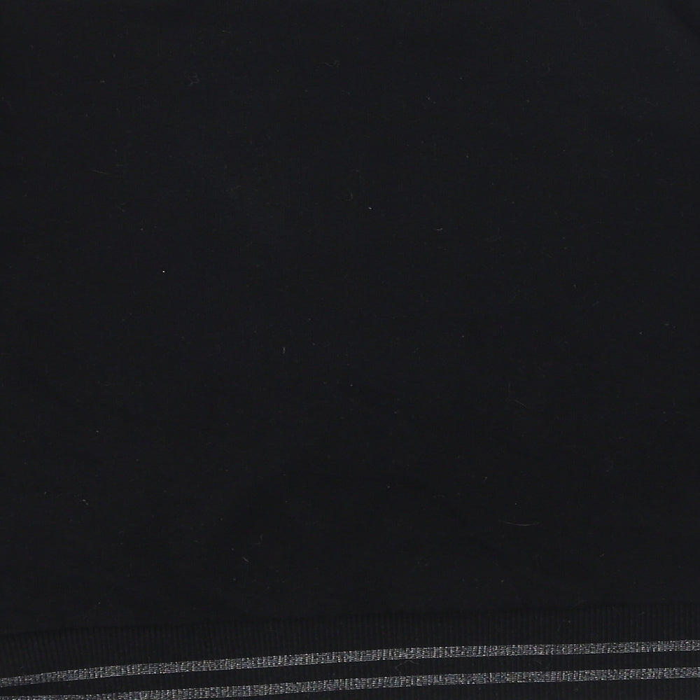 Gap Girls Black Cotton Pullover Sweatshirt Size 10 Years Pullover - Heart