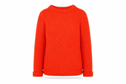 Next Womens Red Round Neck Acrylic Pullover Jumper Size XS