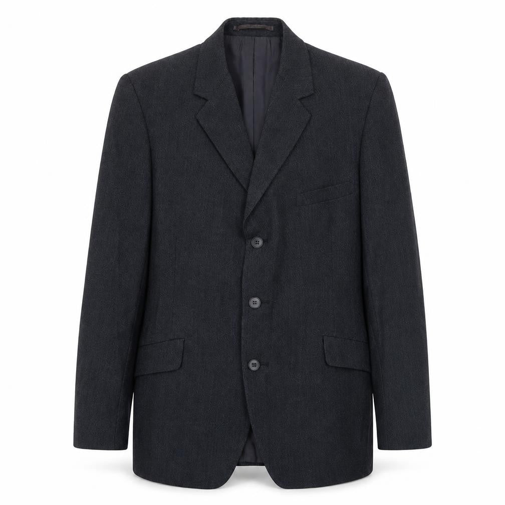 Burton Mens Blue Polyester Jacket Suit Jacket Size 36 Regular