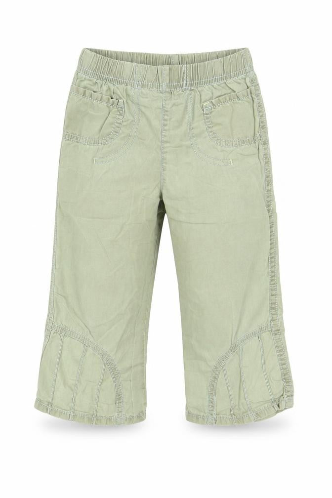 Sanetta Boys Green Cotton Chino Trousers Size 2 Years Regular Pullover