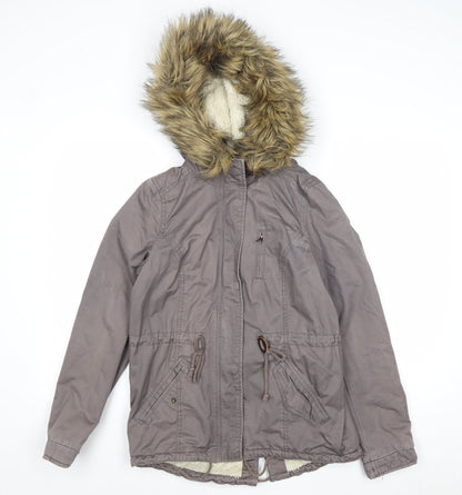 Divided by H&M Womens Grey Jacket Size 8 Zip