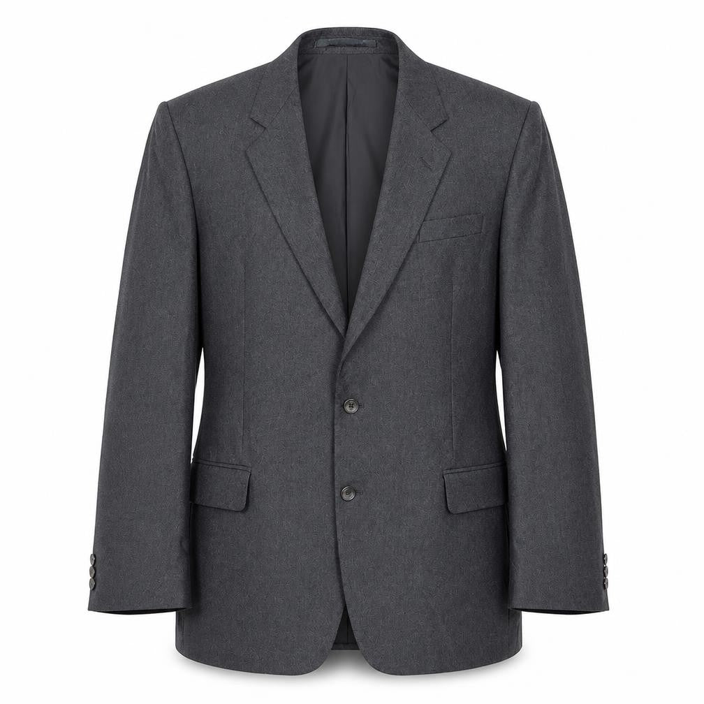 The Label Mens Grey Wool Jacket Suit Jacket Size 44 Regular