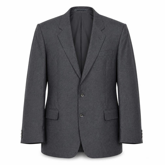 The Label Mens Grey Wool Jacket Suit Jacket Size 44 Regular