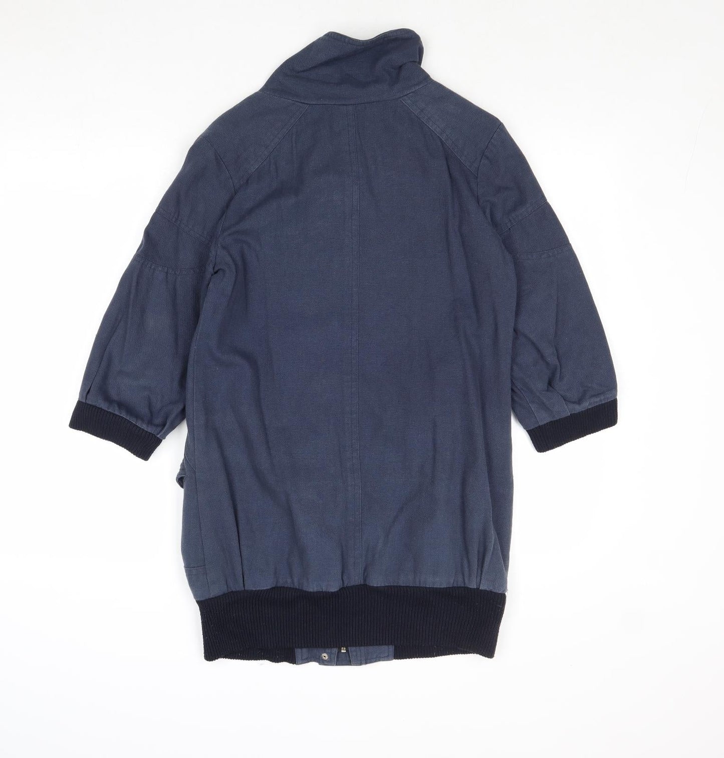 Jovonna Womens Blue Jacket Size S Zip