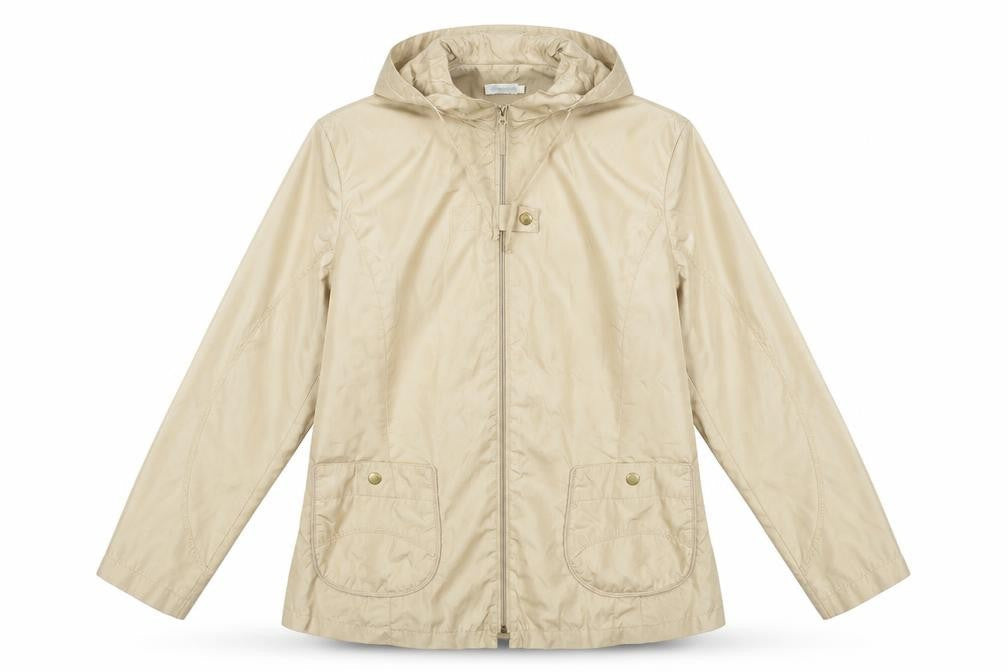Tayberry Womens Beige Jacket Size M Zip