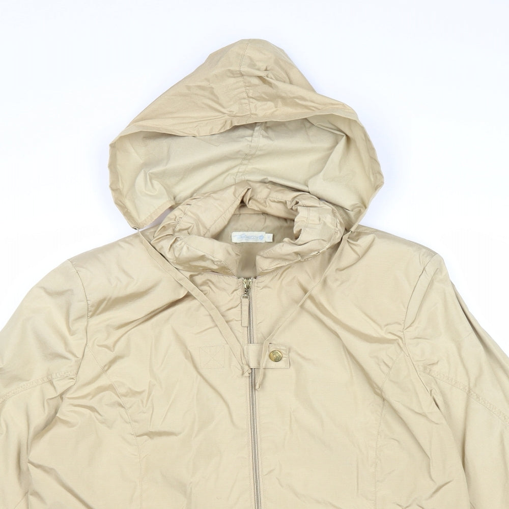 Tayberry Womens Beige Jacket Size M Zip