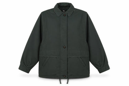 Telemac Womens Green Jacket Size 14 Zip