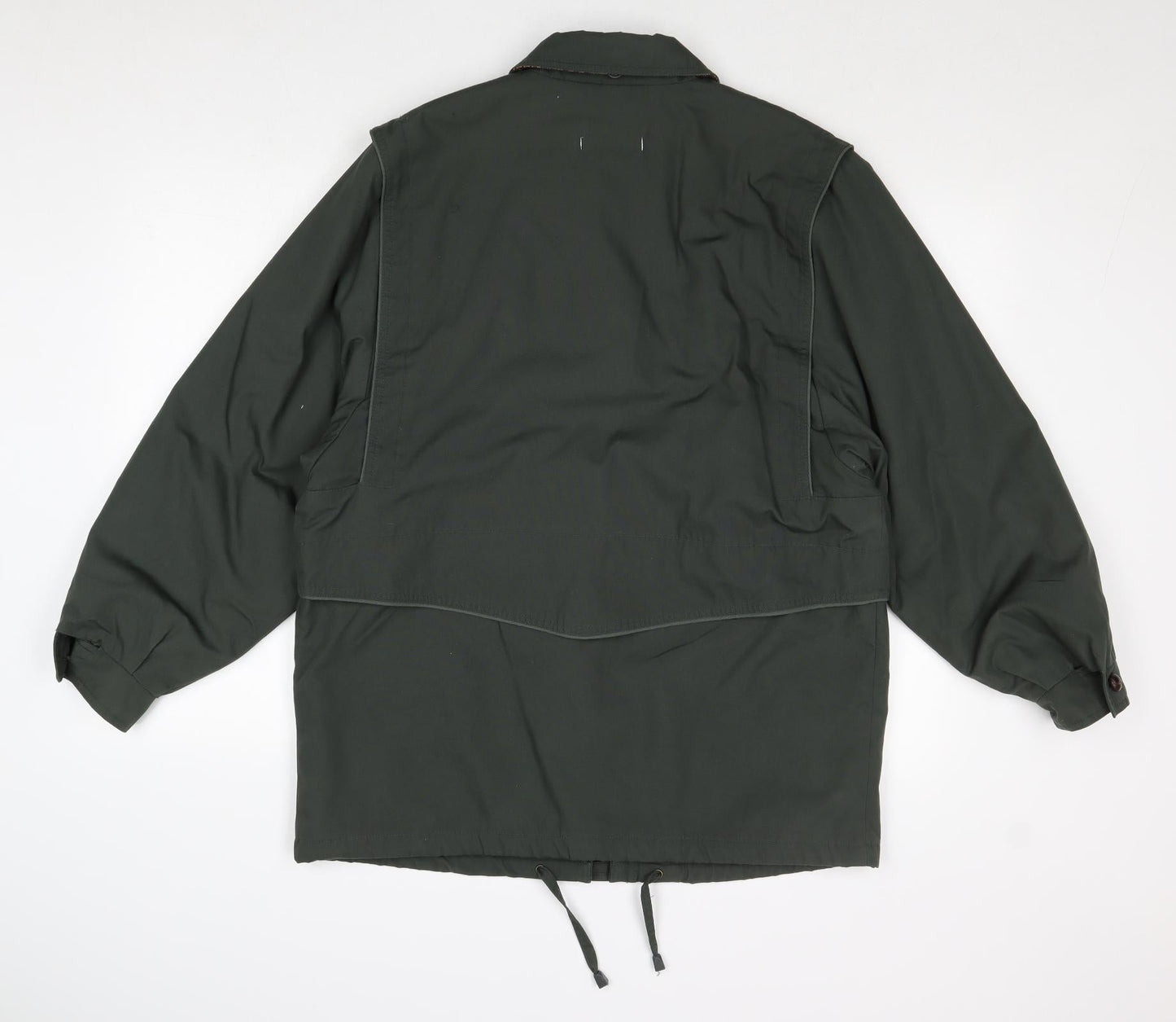 Telemac Womens Green Jacket Size 14 Zip