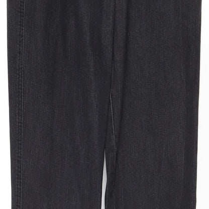 Dorothy Perkins Womens Black Cotton Jegging Jeans Size 12 Regular
