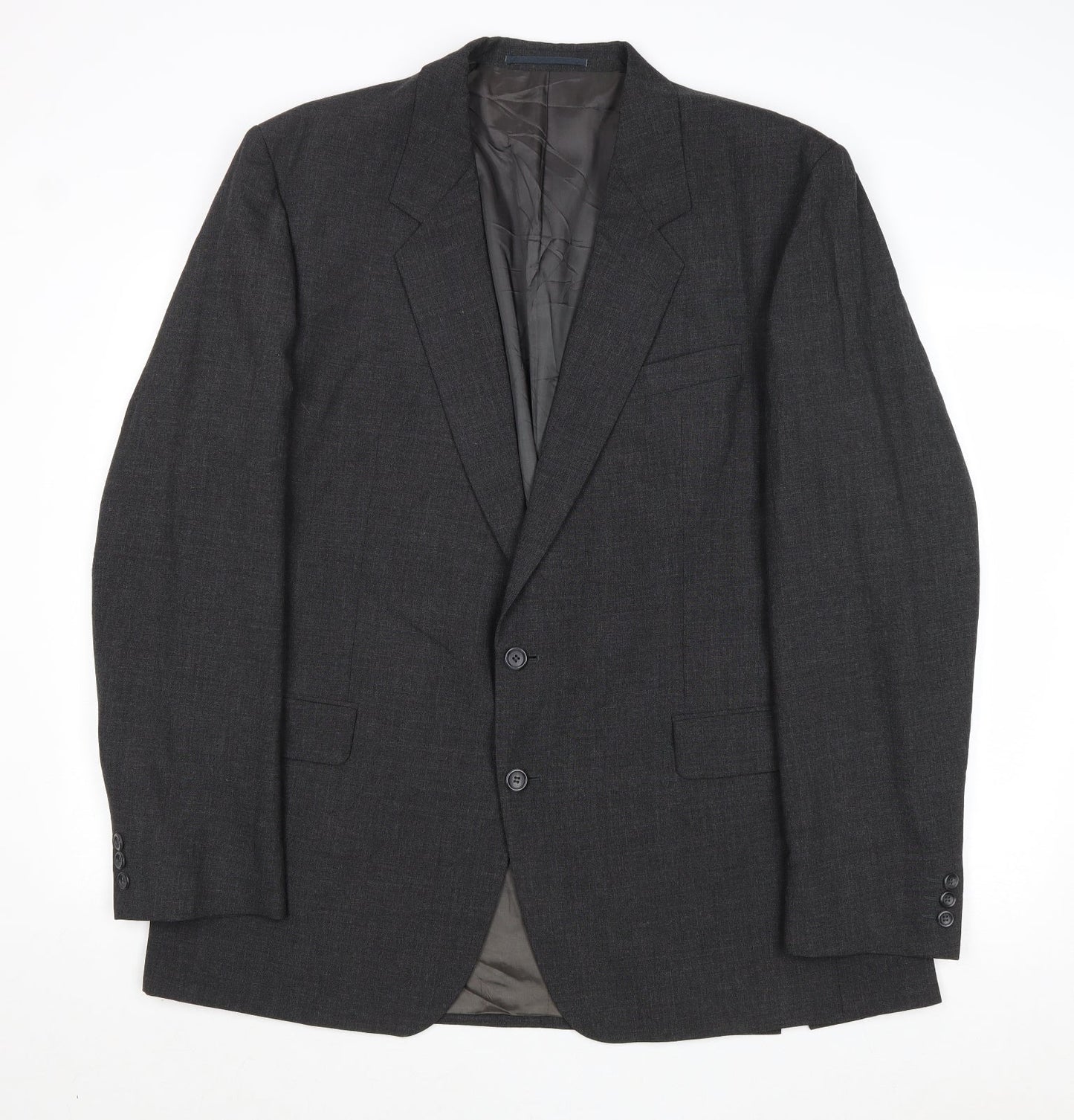 Brigdens Mens Grey Polyester Jacket Suit Jacket Size 46 Regular