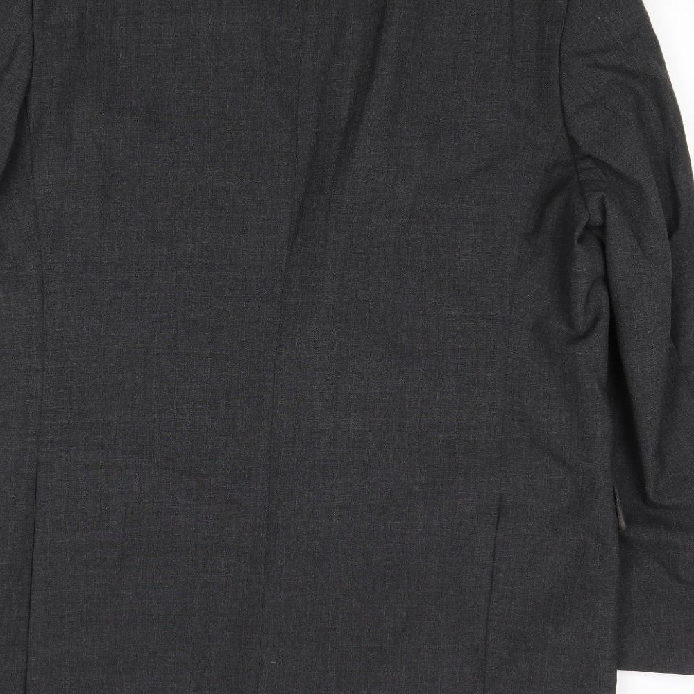 Brigdens Mens Grey Polyester Jacket Suit Jacket Size 46 Regular