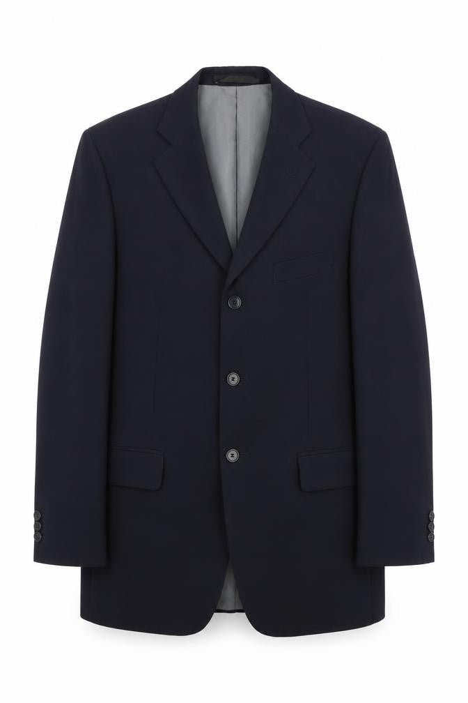 Marks & Spencer Mens Blue Polyester Jacket Suit Jacket Size 38 Regular