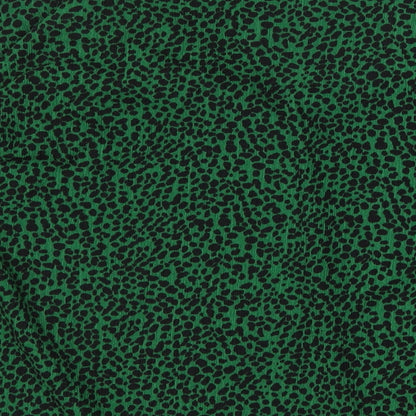 River Island Womens Green Animal Print Polyester Basic Blouse Size 10 V-Neck