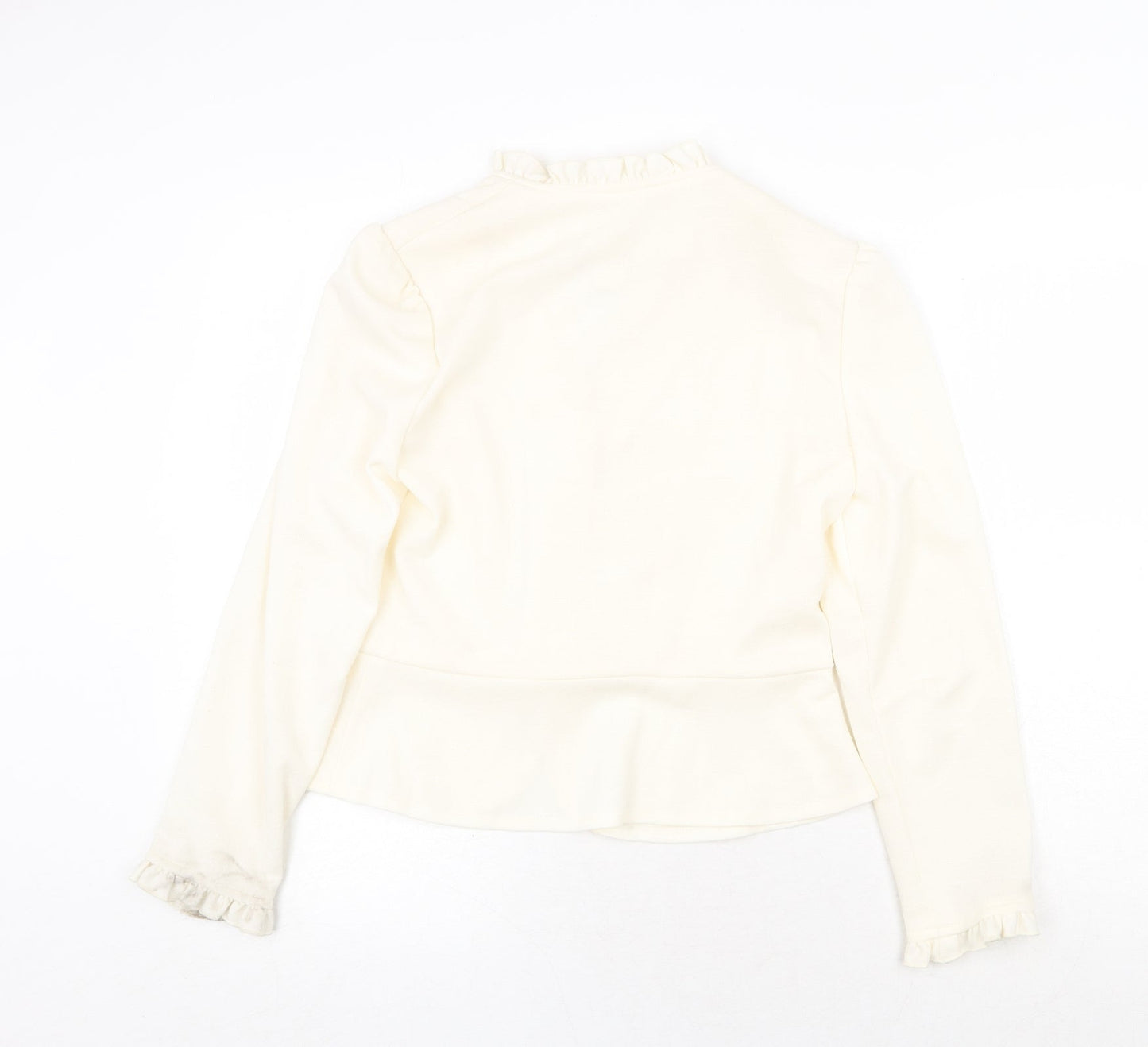 Ever Young Womens Ivory Jacket Blazer Size 16 Button