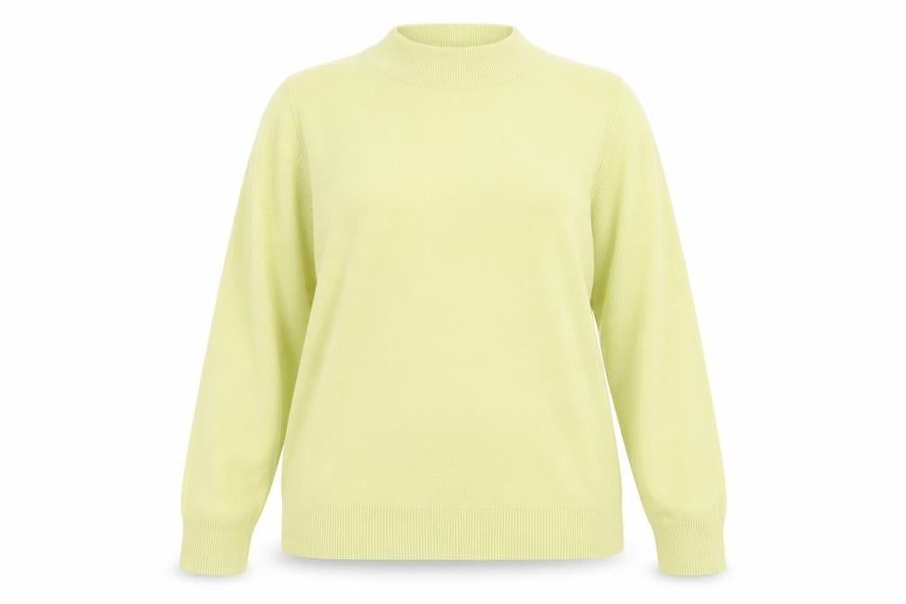 BHS Womens Green High Neck Acrylic Pullover Jumper Size 18