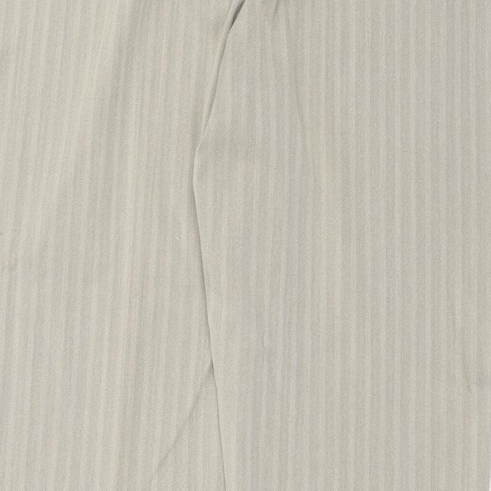 South Womens Beige Polyester Dress Pants Trousers Size 40 in Regular Zip