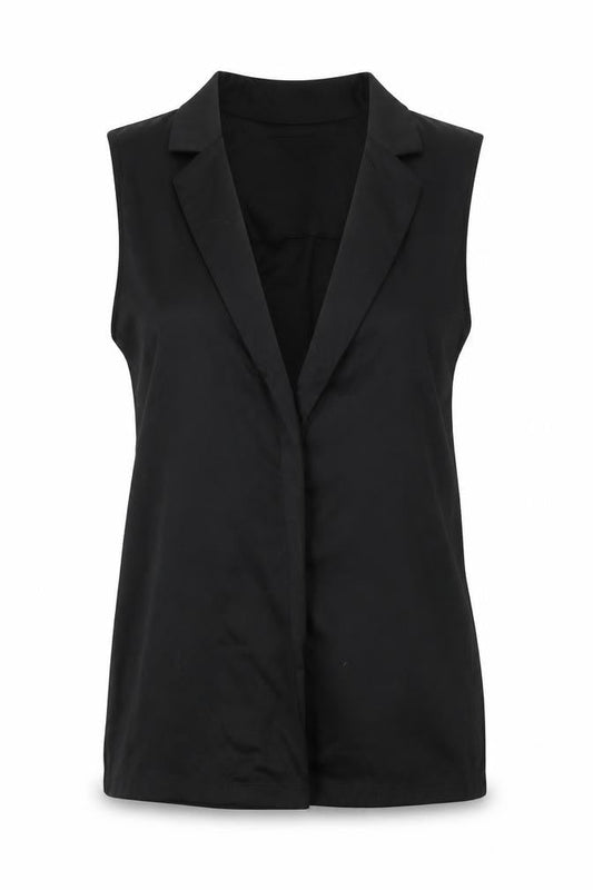 New Look Womens Black Jacket Waistcoat Size 12 - Open
