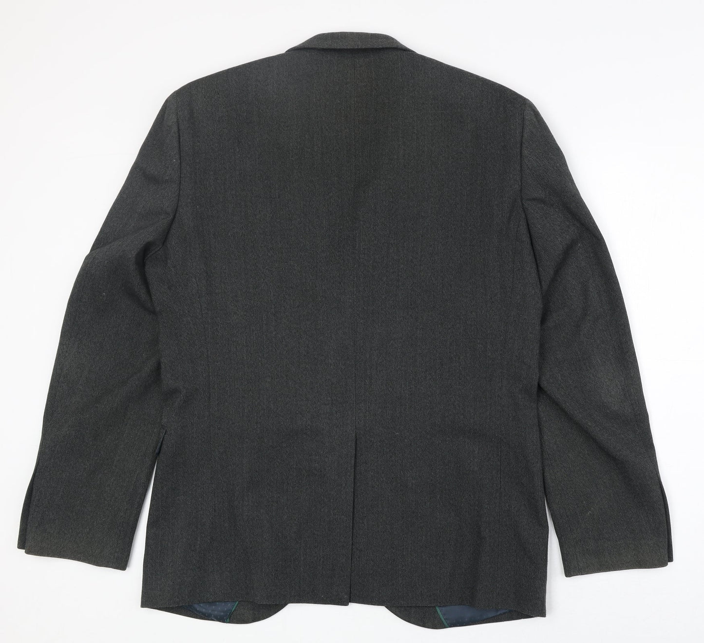 NEXT Mens Grey Polyester Jacket Suit Jacket Size 40 Regular