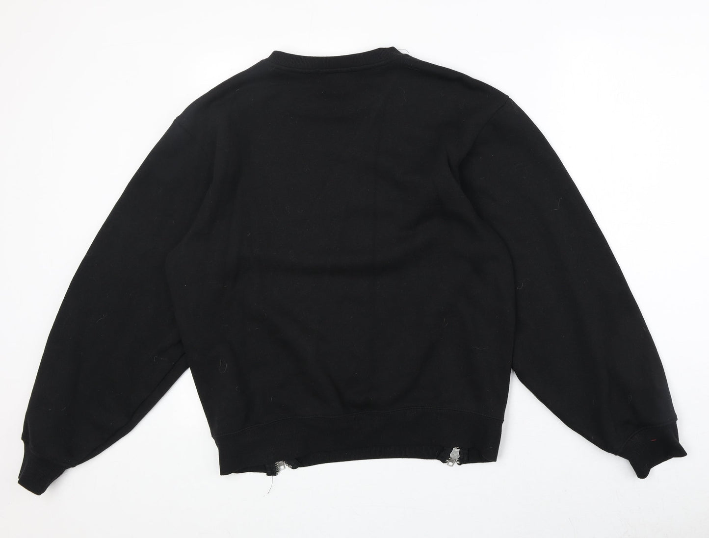 Primark Womens Black Cotton Pullover Sweatshirt Size M Pullover - Cheat Day