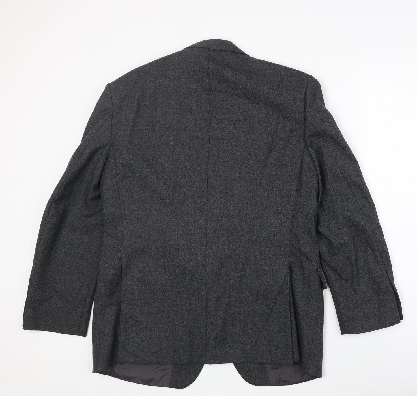 Marks and Spencer Mens Grey Polyester Jacket Suit Jacket Size 42 Regular