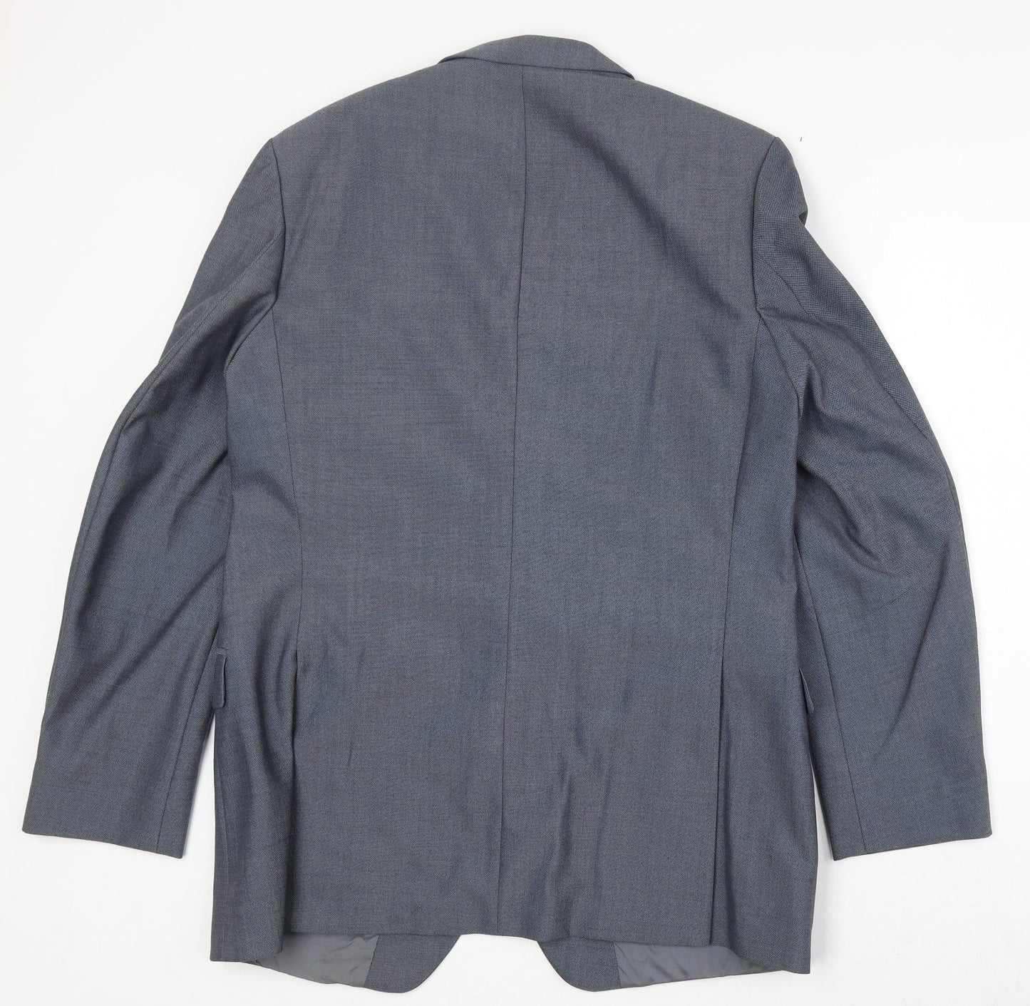 Marks and Spencer Mens Grey Polyester Jacket Suit Jacket Size 44 Regular