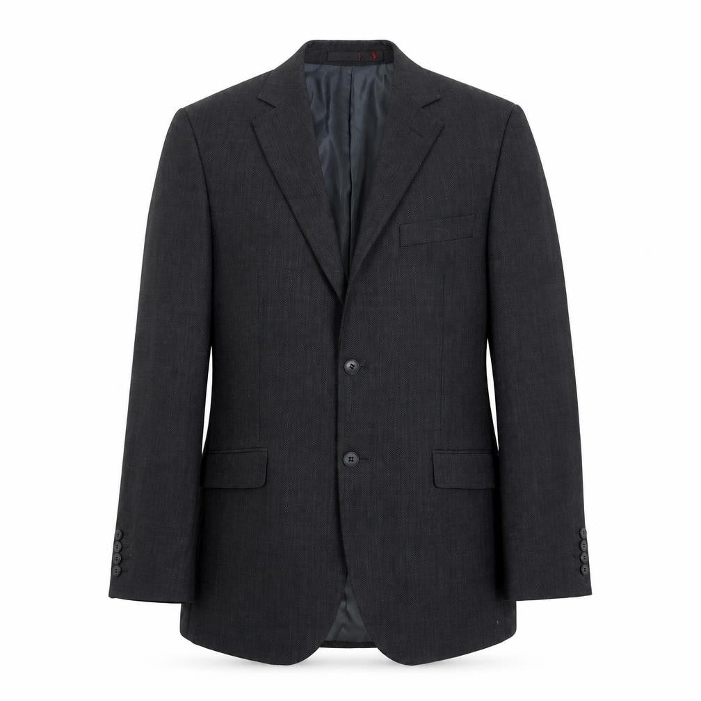 Marks & Spencer Mens Grey Polyester Jacket Suit Jacket Size 38 Regular