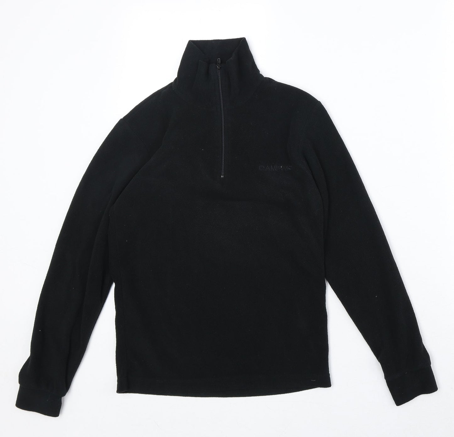 Campri Boys Black Polyester Pullover Sweatshirt Size 9-10 Years Zip