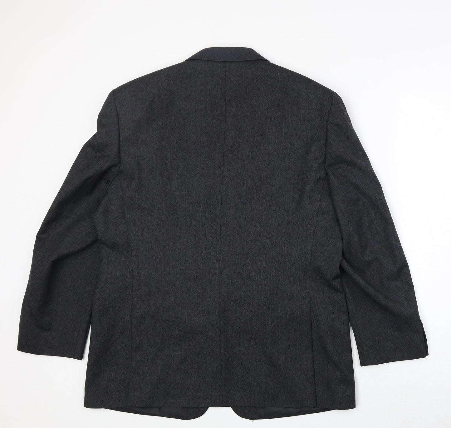Greenwood Mens Grey Wool Jacket Suit Jacket Size 42 Regular
