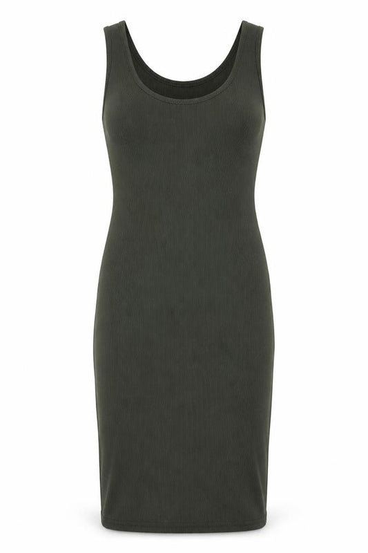 PRETTYLITTLETHING Womens Green Polyester Bodycon Size 8 Round Neck Pullover